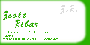 zsolt ribar business card